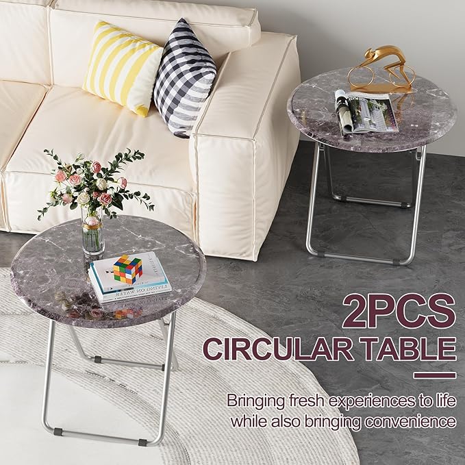 TV Tray Table, Portable TV Dinner Table - Image 7