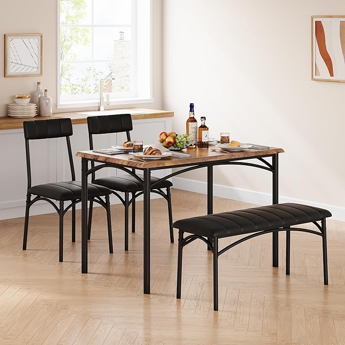 GarveeHome Dining Table Set for 4, Kitchen Table - Image 5