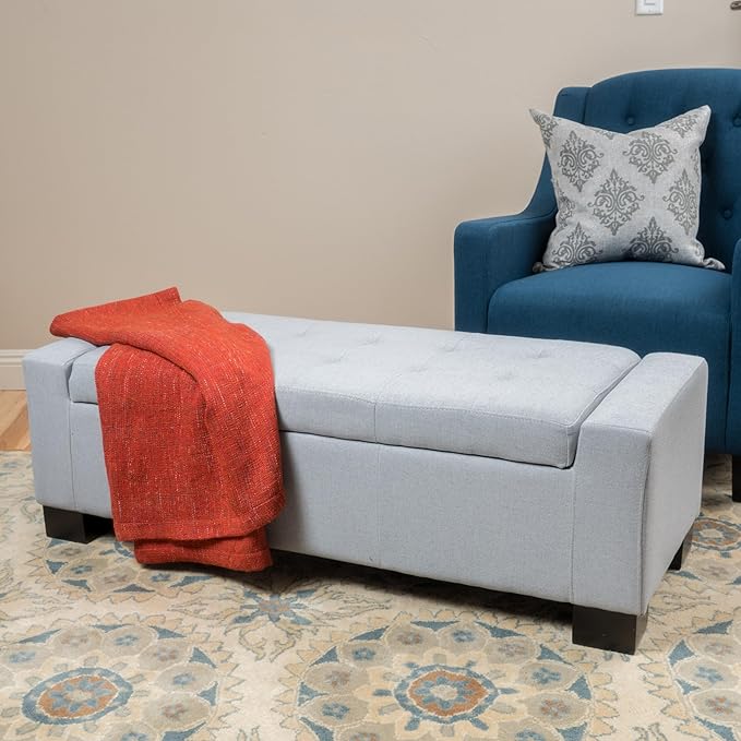 Ball & Cast 50.8" Upholstered Storage Ottoman - Image 4