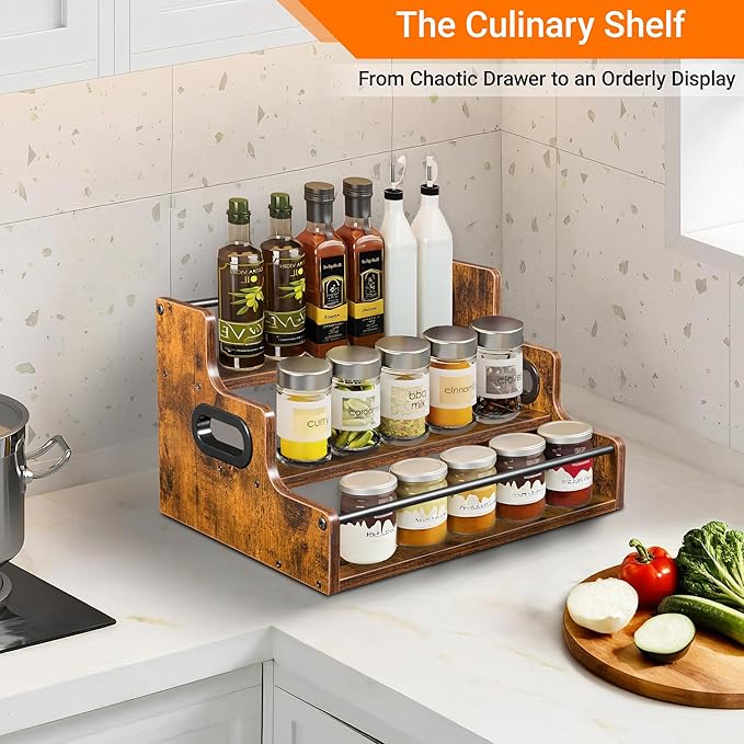 3-Tier Liquor Bottle Display Shelf - Image 2