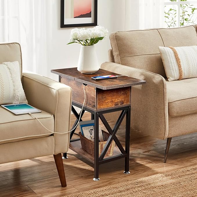 TooCust End Tables Living Room Set of 2, Side Table - Image 9