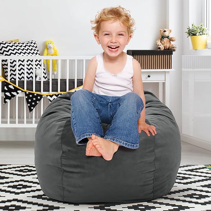 Hobestluk Bean Bag Chairs 2.5FT Bean Bag Chair by YourHomeDeservesMore