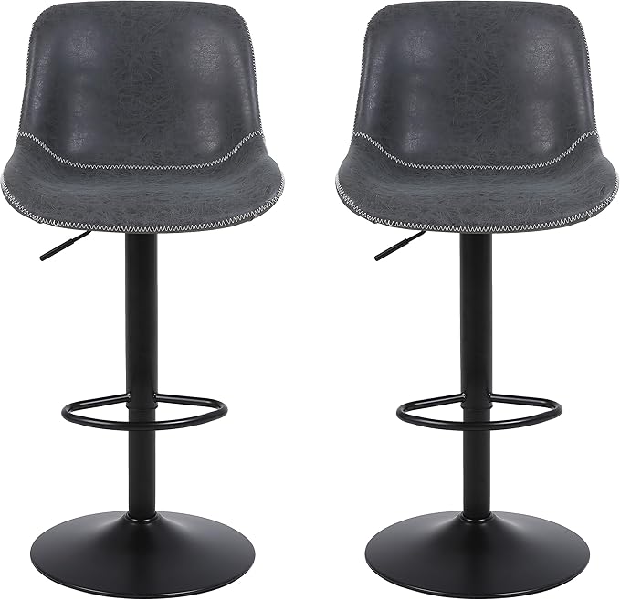 Bar Stools, Swivel Counter Height Barstools - Image 7