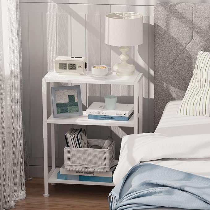 3-Tier Side Table Set of 2, Small End Table, Sofa Side Table - Image 2