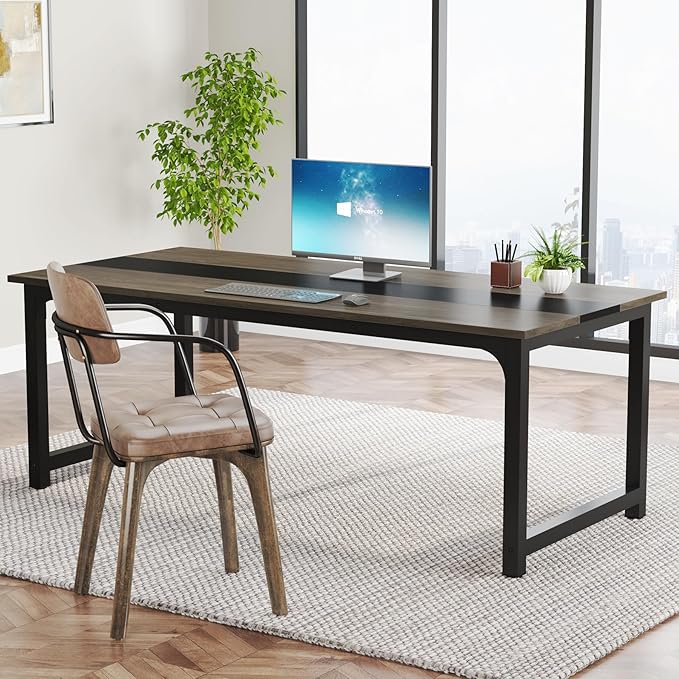 Tribesigns Modern Computer Desk, 70.8 x 31.5 inch Large Office Desk Computer - Image 2