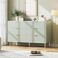 Green Dresser, Modern 6 Drawer Dresser by GarveeHome