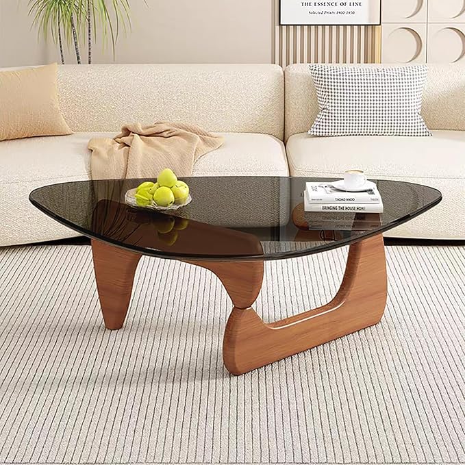 Modern Glass Coffee Table for Living Room, Small mid Century Modern Coffee Table - Image 6