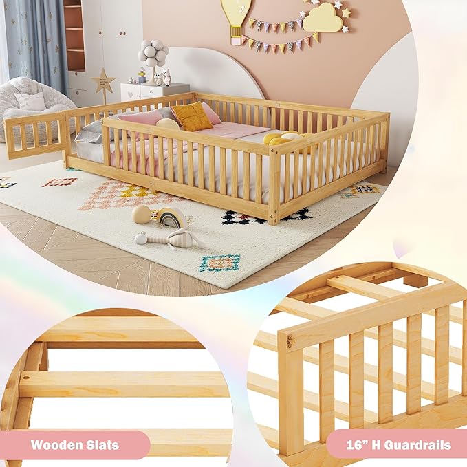 Queen Size Floor Bed Frame - Image 5