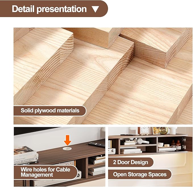 Floating TV Stand, Floating TV Shelf, Wall TV Cabinet, Floating Entertainment - Image 9