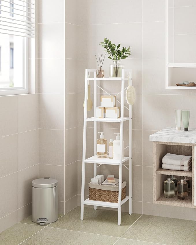 Ladder Shelf, Bookshelf Bookcase, Freestanding Corner Storage Shelve - Image 7