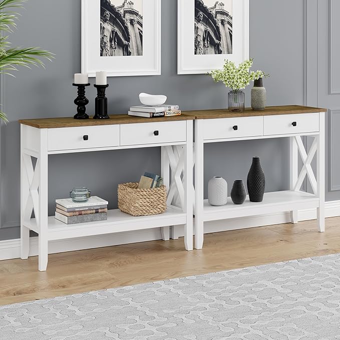 Console Table, Sofa Table 13.8" D x 39.37" W x 31.5" HEntryway Table - Image 6