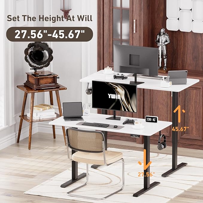 Ywin Electric Height Adjustable Standing Desk - Image 4