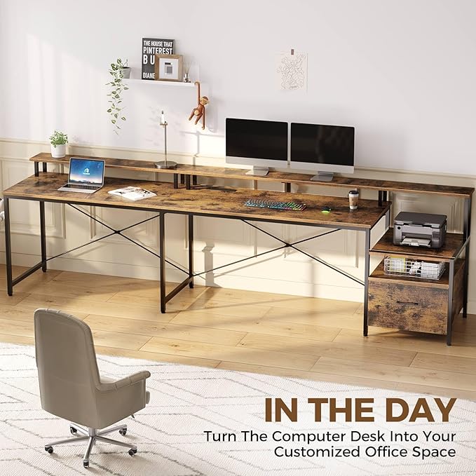 Rolanstar L Shaped Gaming Desk - Image 5
