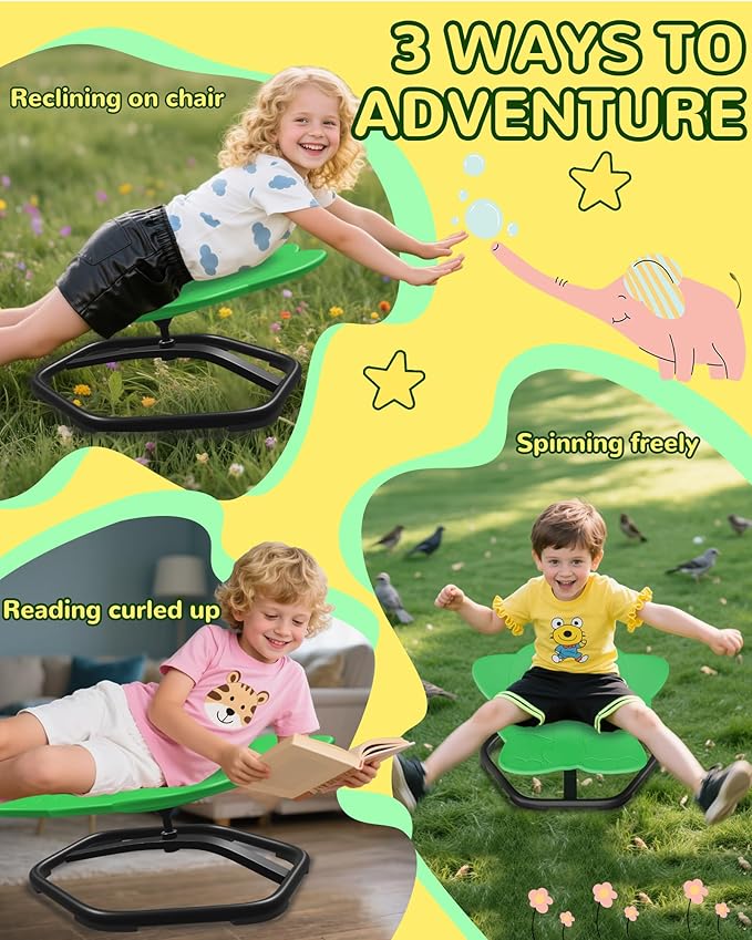 Spinning Chair for Autistic Kids, Sit and Spin, Sensory Toys for Kids - Image 6