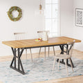 Tribesigns Farmhouse Dining Table by Tribesigns