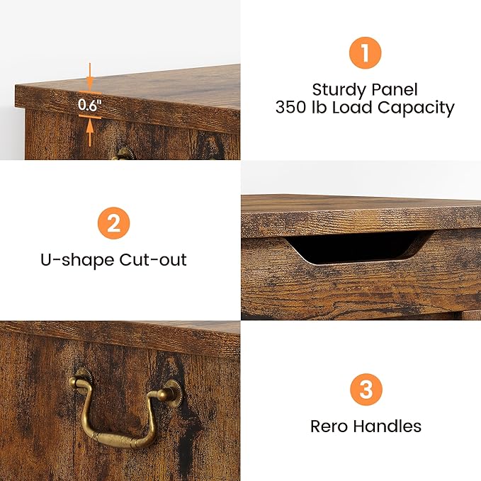 GarveeHome 39.4" Storage Chest, Toy Chest - Image 7