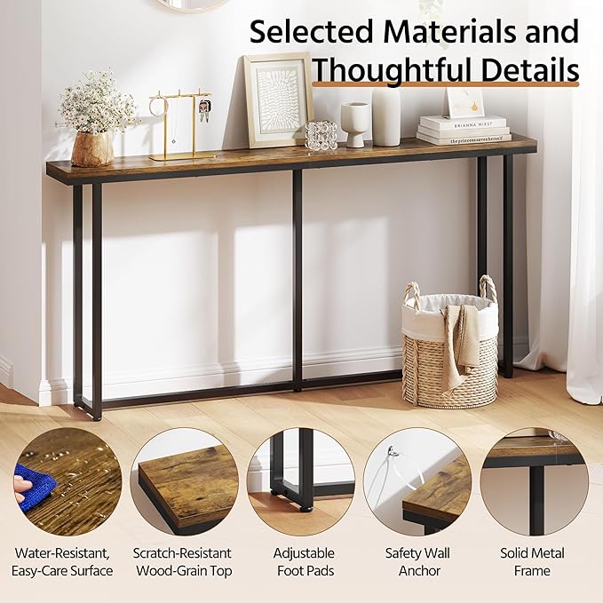 Yaheetech Narrow Console Table - Image 6