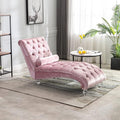 HomSof Modern Armless Velvet Chaise Lounge Indoor Chair by HomSof