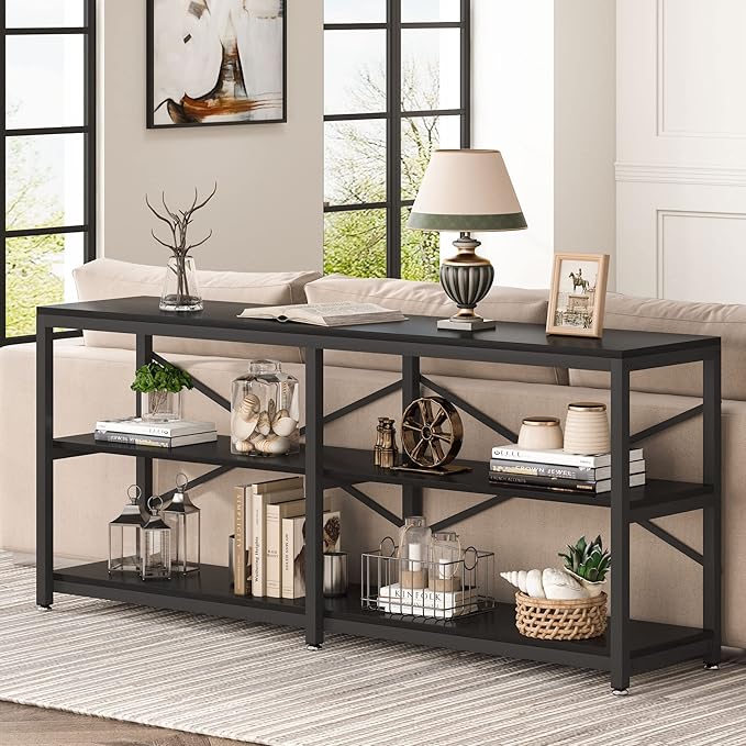 Tribesigns 70.9 Inch Extra Long Console Table, Modern Sofa Table Behind Couch by Tribesigns