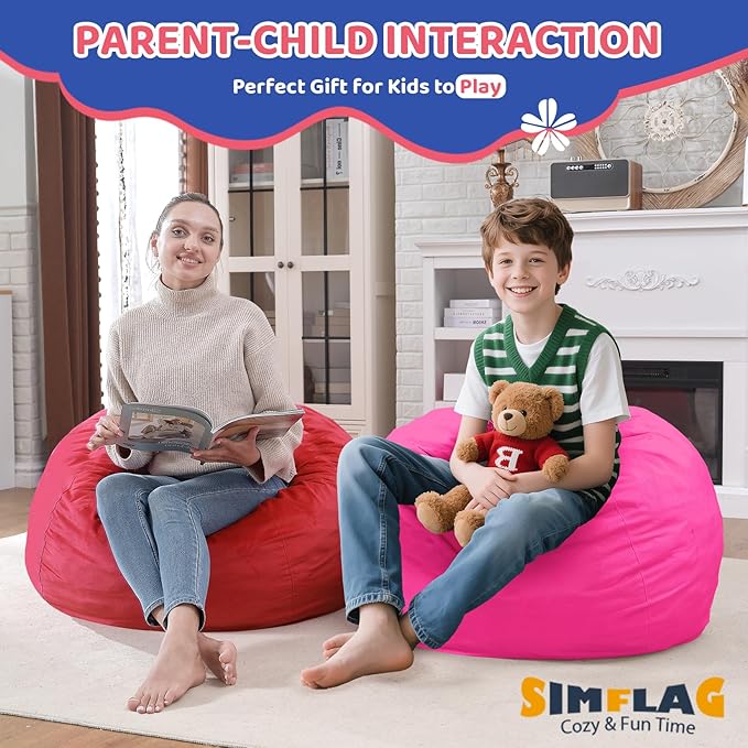 2FT Bean Bag Chair, Comfy Bean Bag Chairs - Image 6