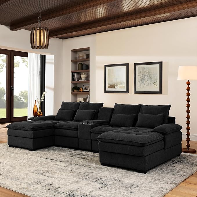 130" U-Shaped Sectional Sofa by FAVSH