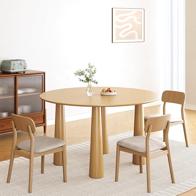 Casaphoria 52" Round Dining Table, Kitchen Table - Image 3