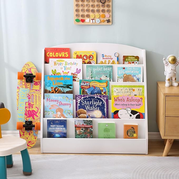 TOETOL 5-Tier Kids Bookshelf by TOETOL