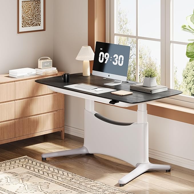 COLAMY Electric Adjustable Standing Desk – 48 x 28 Inch Sit Stand Desk by COLAMYINC