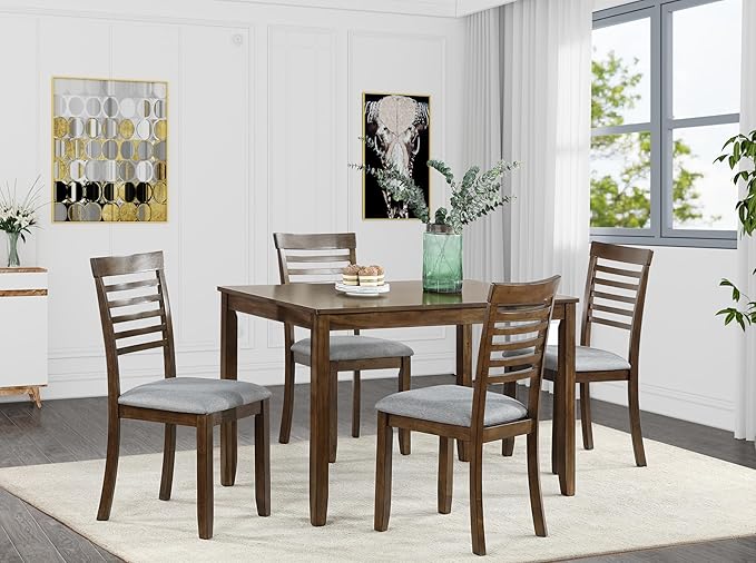 KEIKI 5-Piece Standard Height Dining Table Set by Unknown