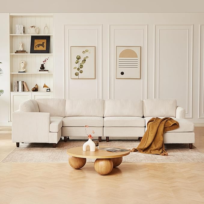 127.5" L/U-Shaped Sectional Couch - Image 3