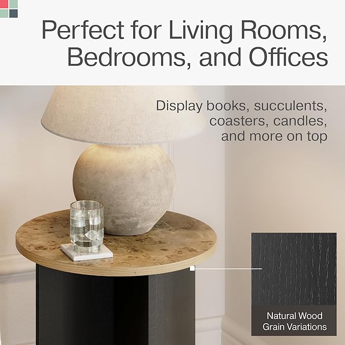 Round Accent Table for Living Room Furniture - Image 6