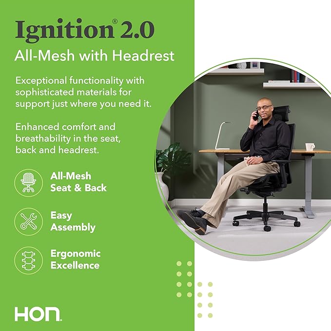 HON Ignition 2.0 Ergonomic Office Chair - Image 4