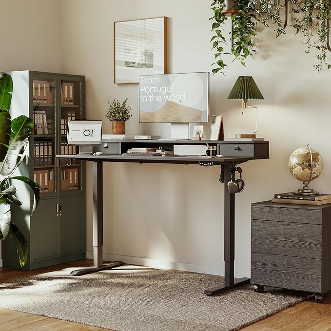 Agilestic 53x 24 Inches Height Adjustable Electric Standing Desk - Image 4