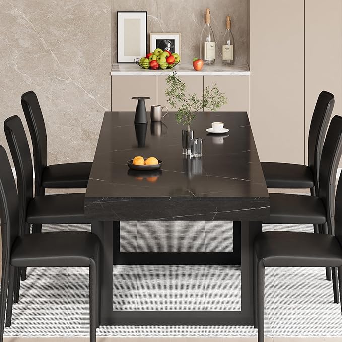 63"-78.74" Rectangular Extendable Dining Table - Image 4