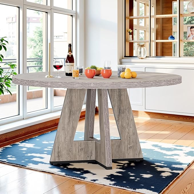 NicBex 47-Inch Round Dining Table - Image 6