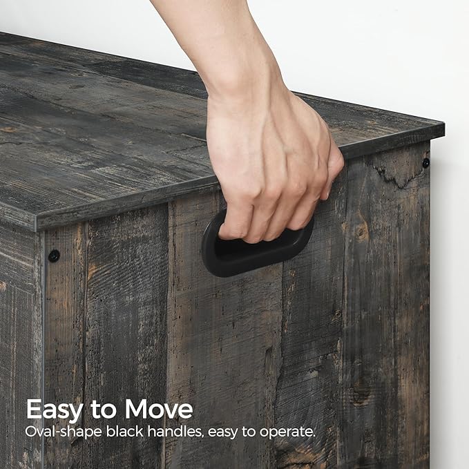 Storage Chest, 39.4” Large Toy Chest, Entryway Storage Trunk, Storage Bench - Image 7