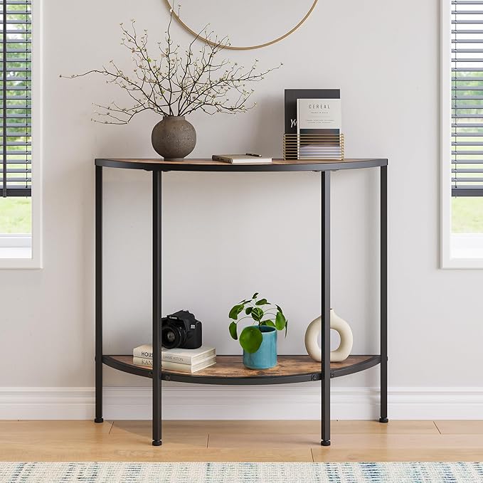 Entryway Table with Storage, Narrow Console Table - Image 3