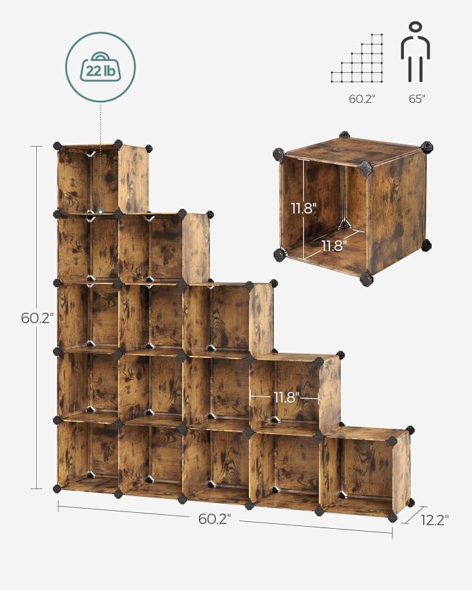 SONGMICS Cube Storage Organizer, Closet Organizers and Storage, Room - Image 5