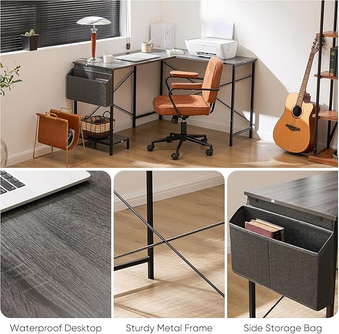 Whitmor L Shaped Gaming Desk - Image 5