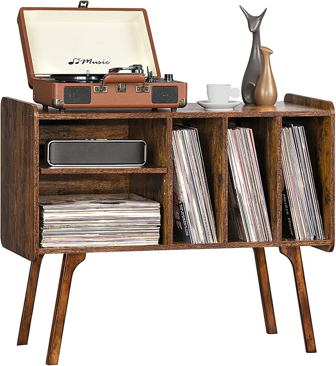 Lerliuo Record Player Stand by Lerliuo