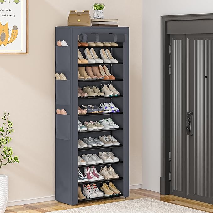 Shoes Rack 10 Tier Tall Shoe Rack - Image 2