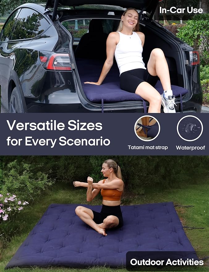 Syrinx Japanese Floor Futon Mattress, Foldable Tatami Sleeping Pad - Image 6