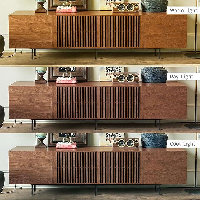 94.48" Mid Century Modern TV Stand - Image 7