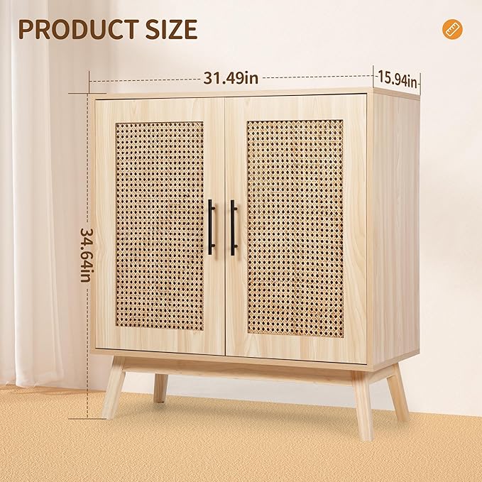 Rengue Sideboard Buffet Cabinet - Image 3
