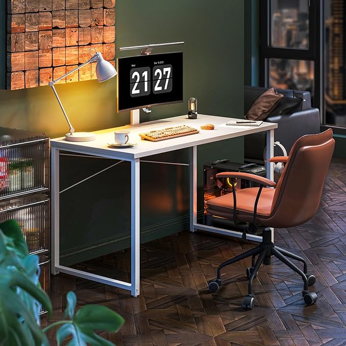 Coleshome 48 Inch Computer Desk, Modern Simple Style Desk - Image 6