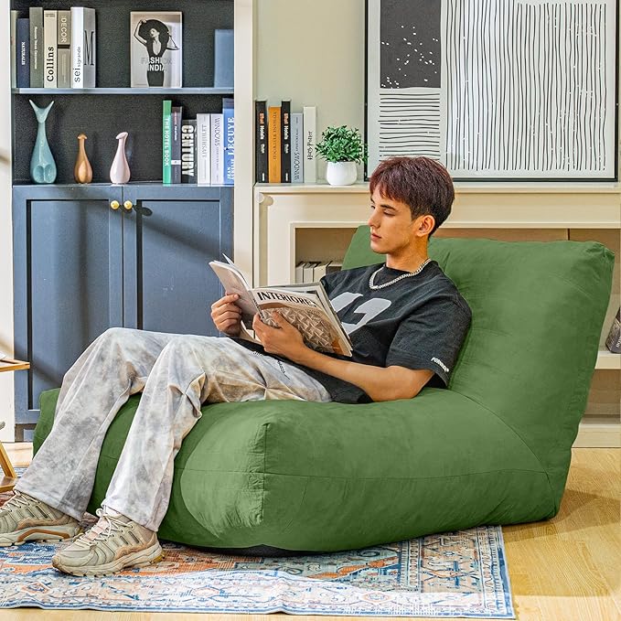 Bean Bag Chair Lazy Bean Bag Sofa, Floor Beanbag Chairs - Image 8