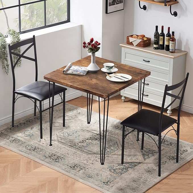 VECELO Kitchen Dining Room Table Set by VECELO