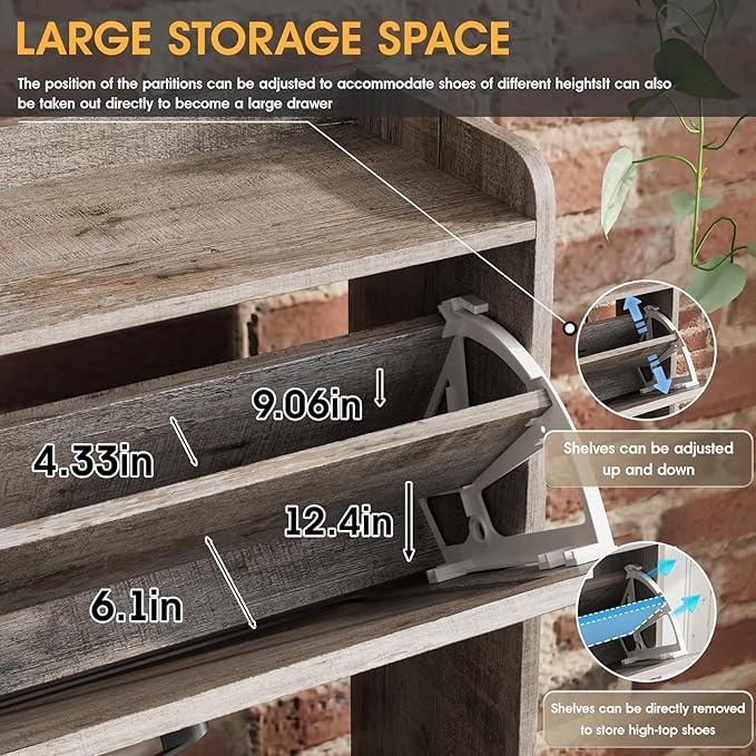 Maupvit Shoe Storage Cabinet - Image 6