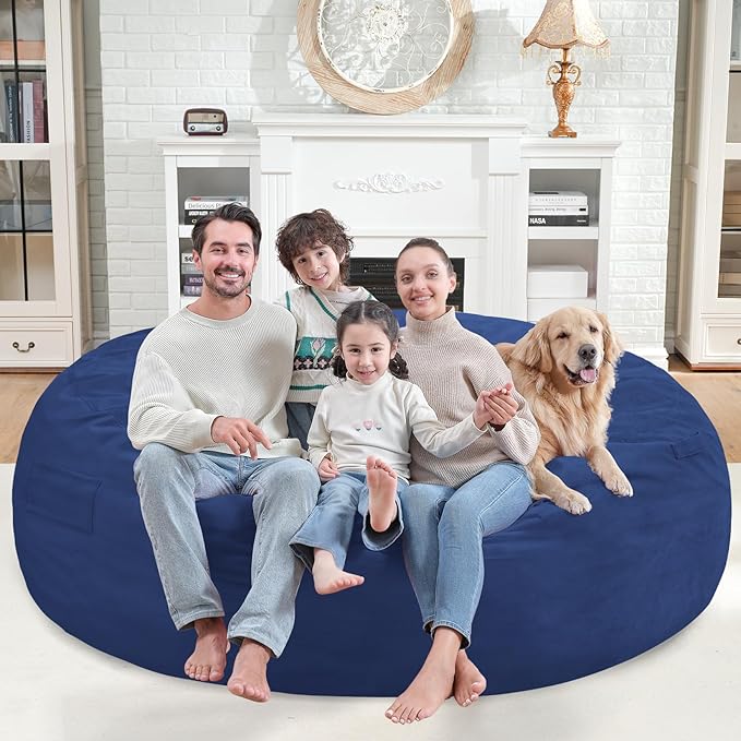 7FT Bean Bag Chair, Large Bean Bag Chairs - Image 2