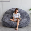 BYBYME 3 in 1 Bean Bag Chair, Convertible Chair Folds from Bean Bag to Lounger by BYBYME
